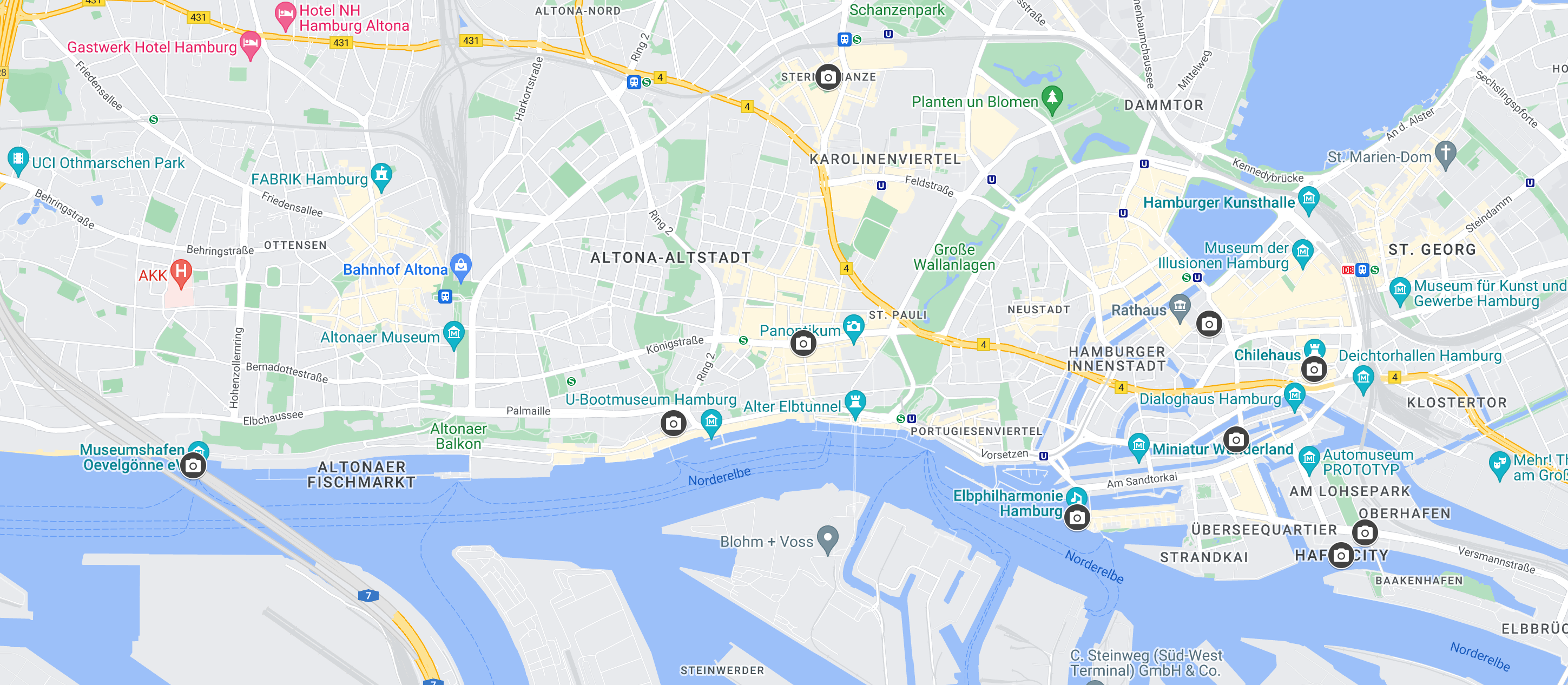 Google Maps Hamburg Germany