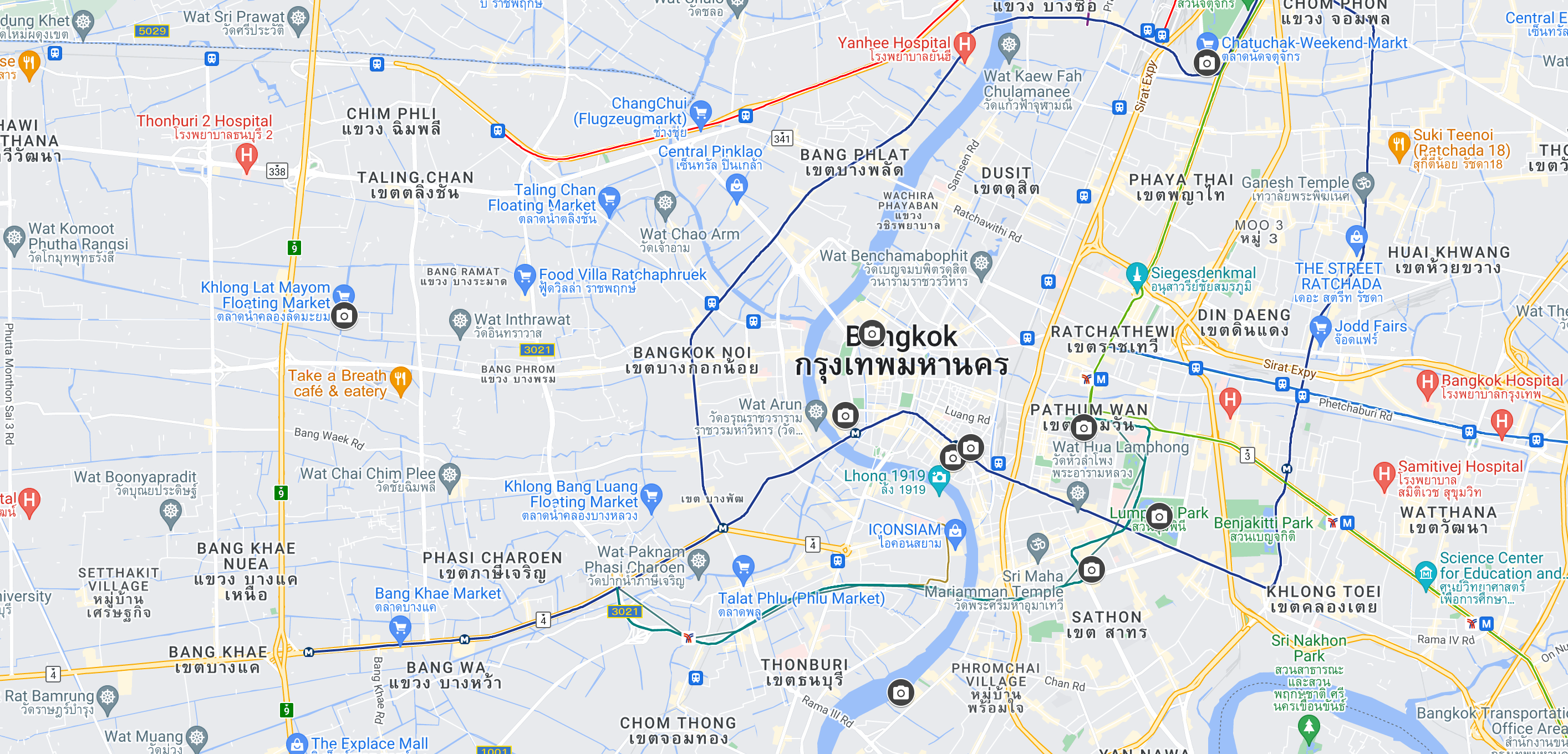 Google Maps Chiang Rai Thailand