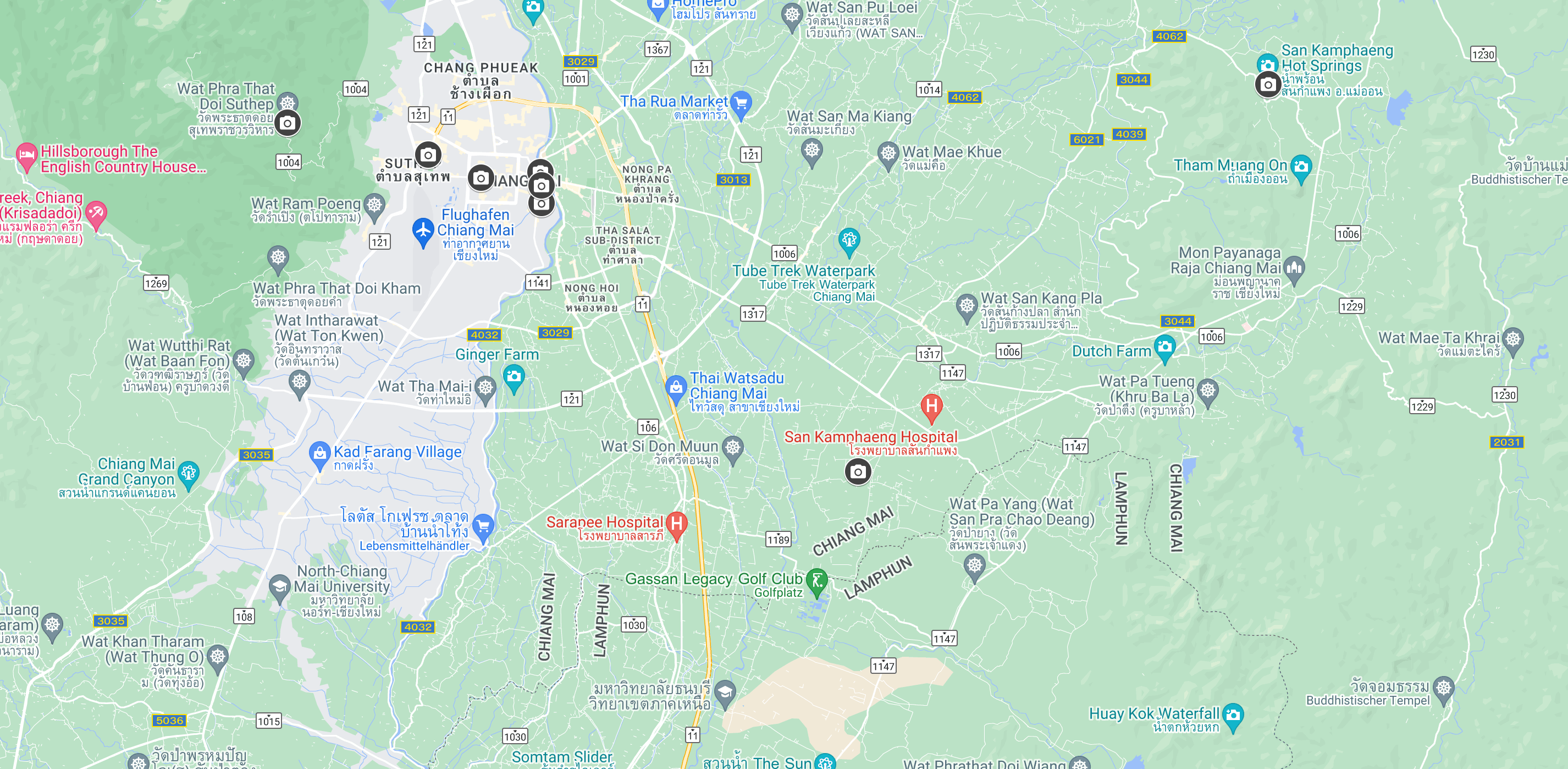 Google Maps Chiang Mai Thailand