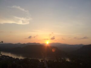 Sunset Mount Phousi​​ Luang Prabrang Laos