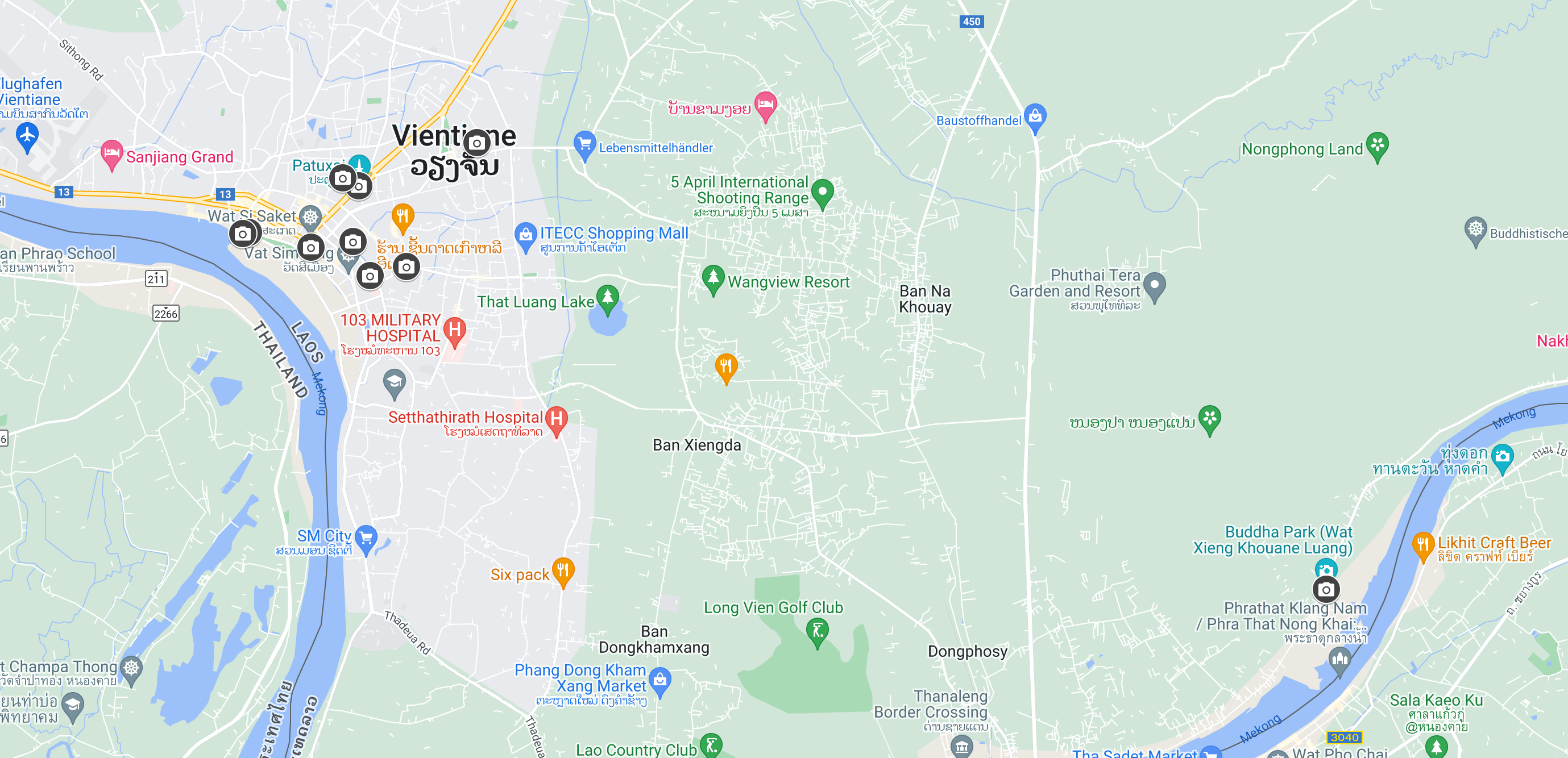 Google Maps Vientiane Laos