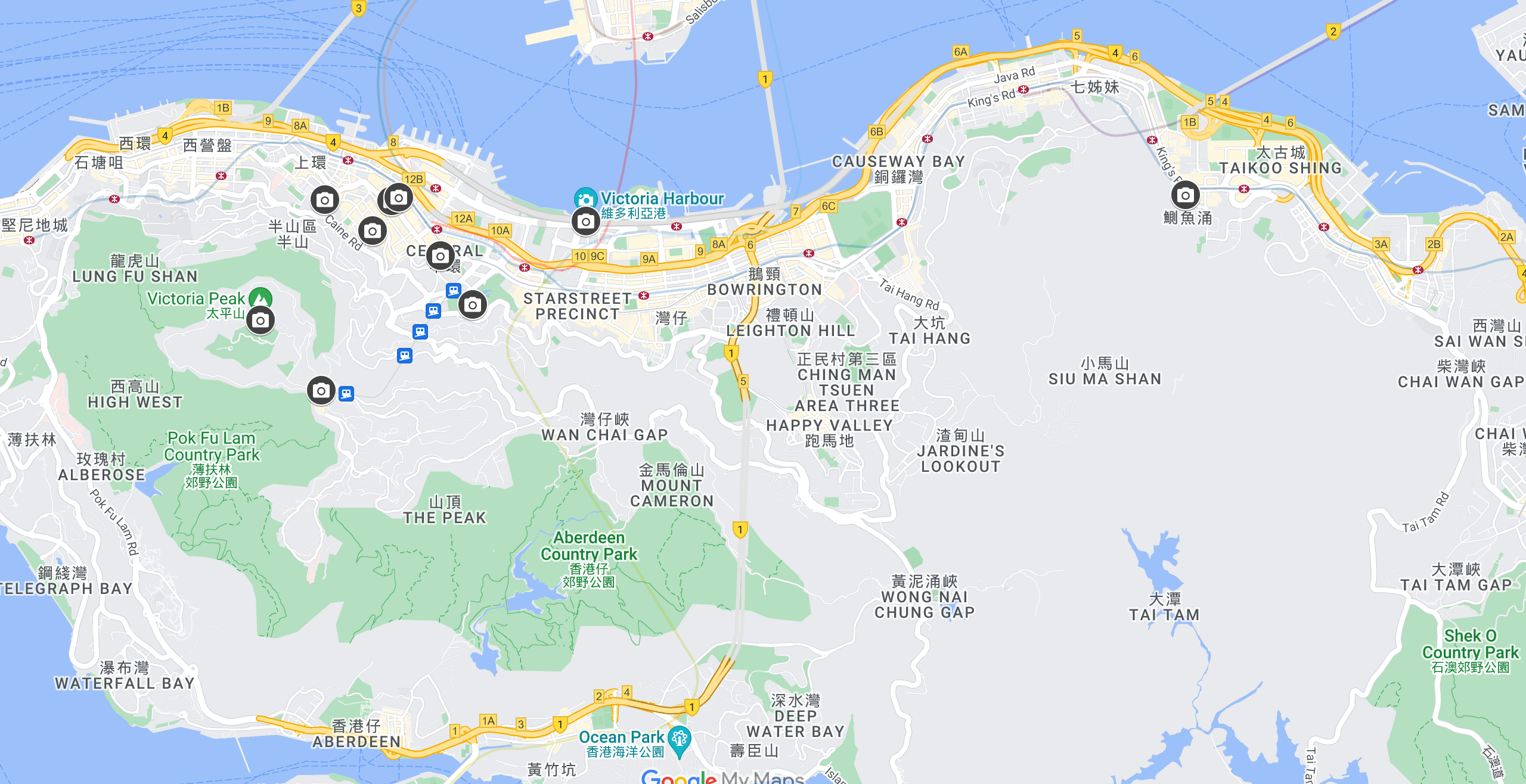 Google Maps Hong Kong