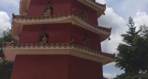 The Nine Storey Pagoda​ 10000 Buddhas Monastery Hong Kong