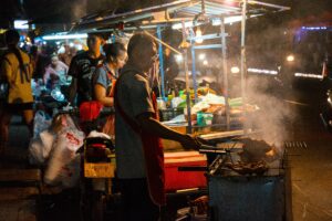 Night Market​ Savannakhet Laos