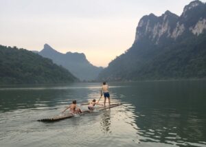 Bamboo Rafting Nong Khiaw Laos