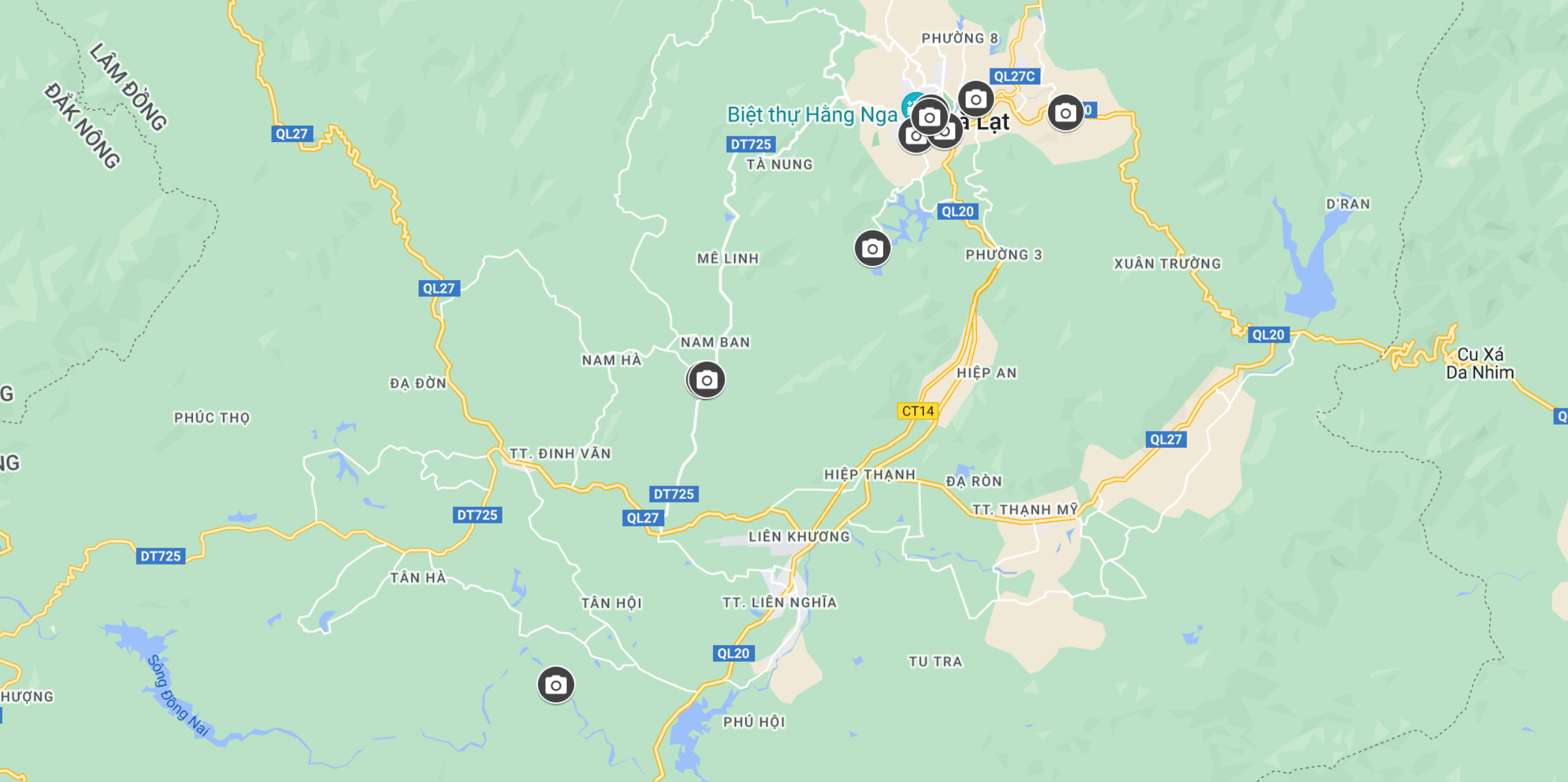 Google Maps Da Lat Vietnam