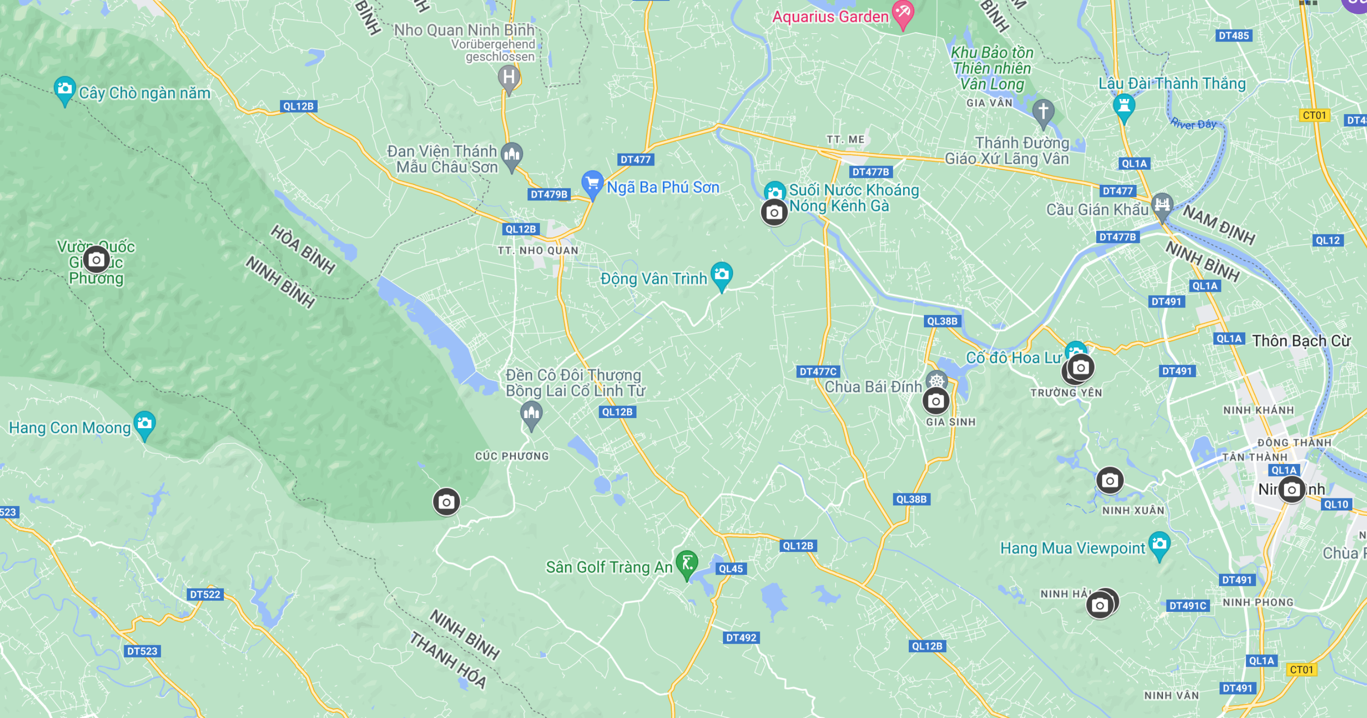 Google Maps Ninh Binh Vietnam