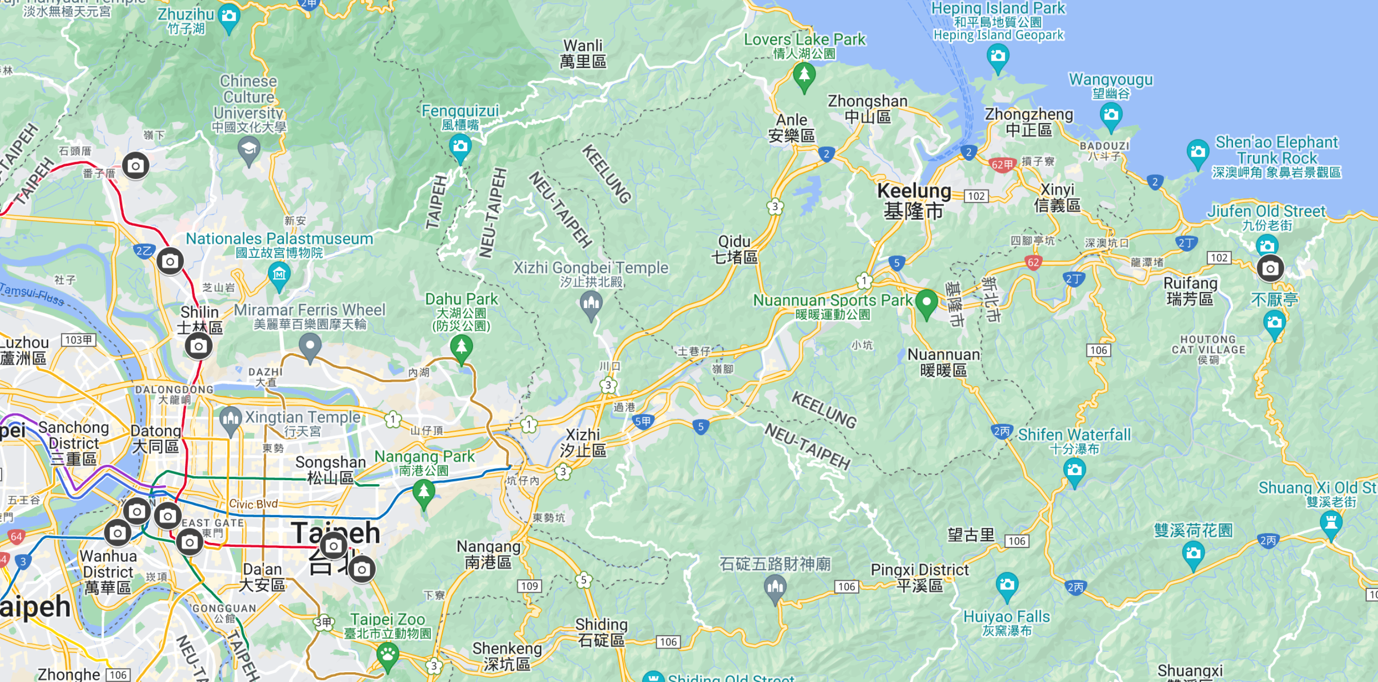 Google Maps Taipei Taiwan