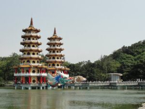 The Dragon and Tiger Pagodas Kaohsiung Taiwan