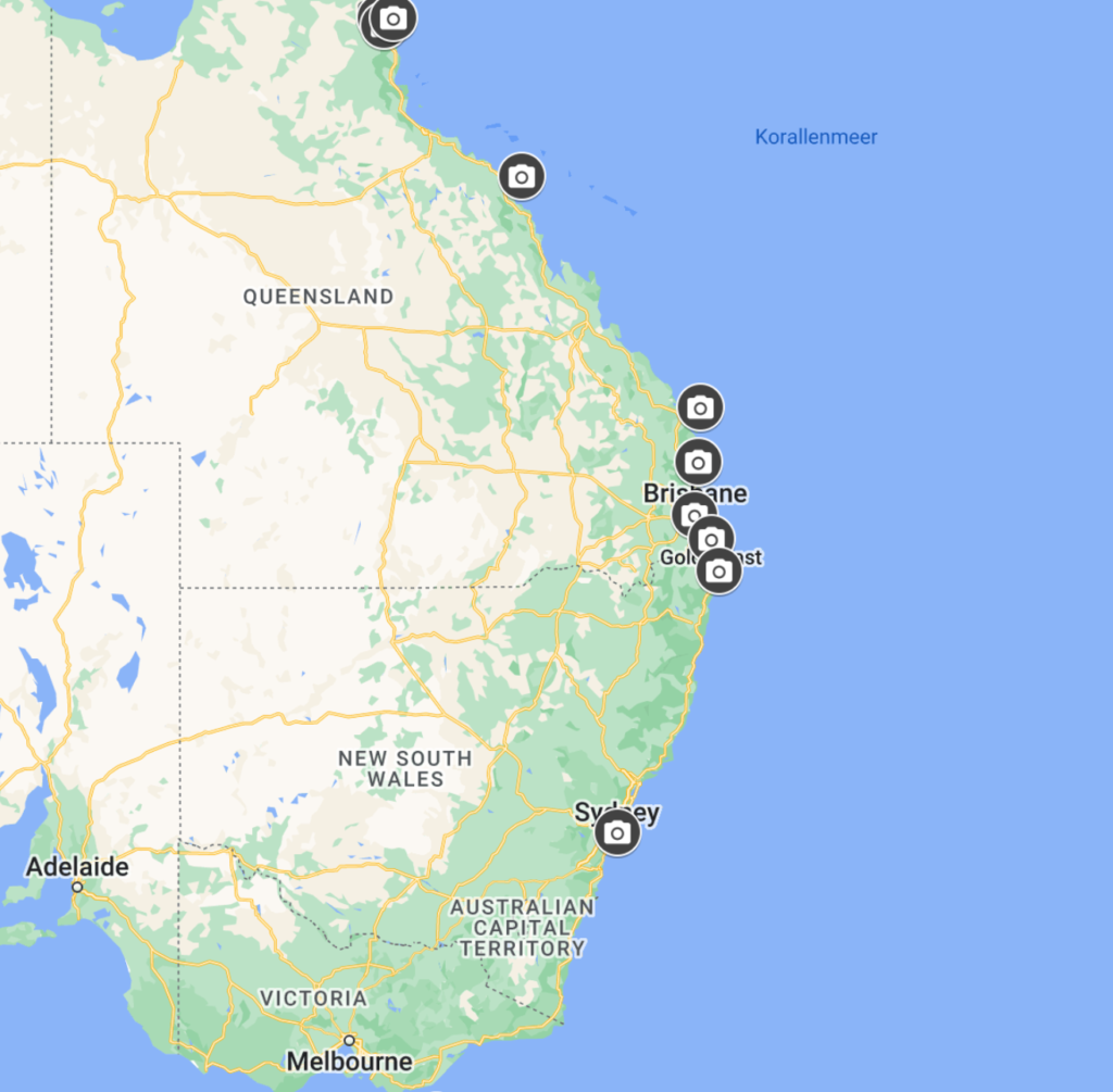Google Maps East Coast Australia 1024x1005 