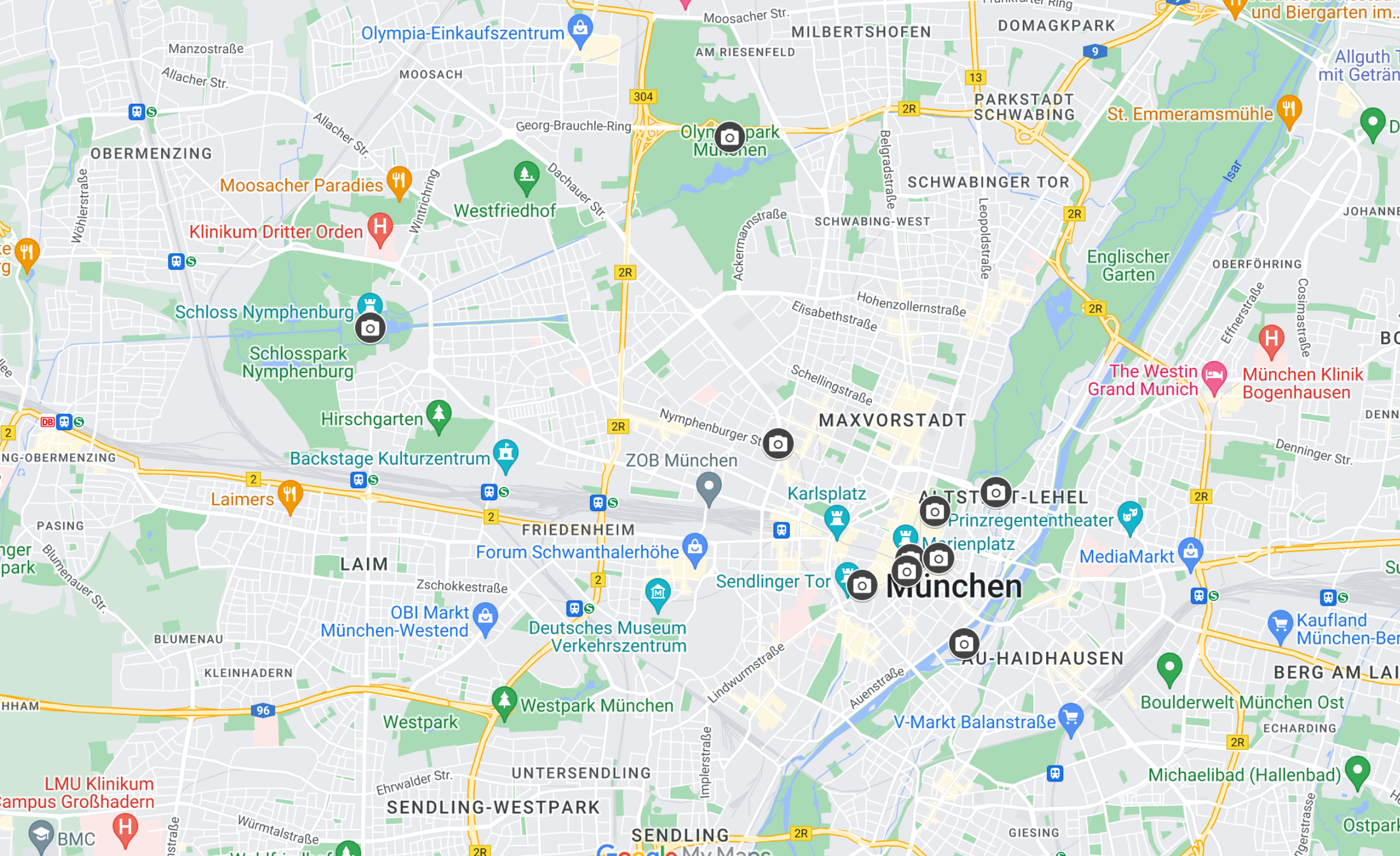 Google Maps Munich Germany