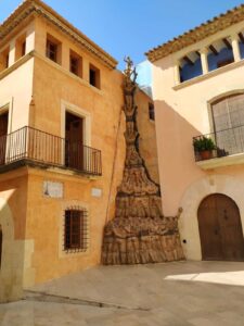 Monument Human Tower Altafulla Spain​
