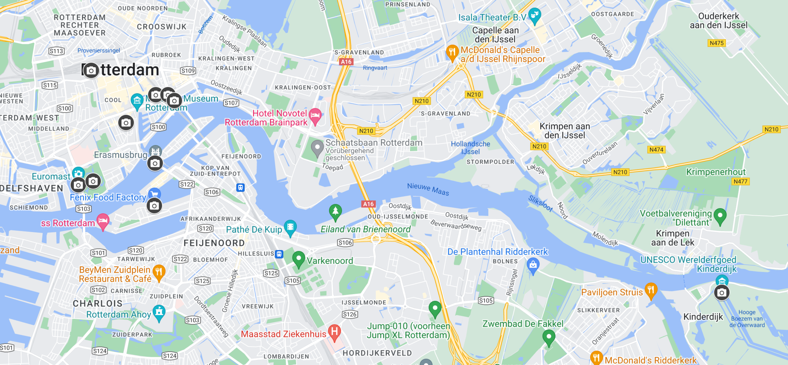 Google Maps Rotterdam Netherlands