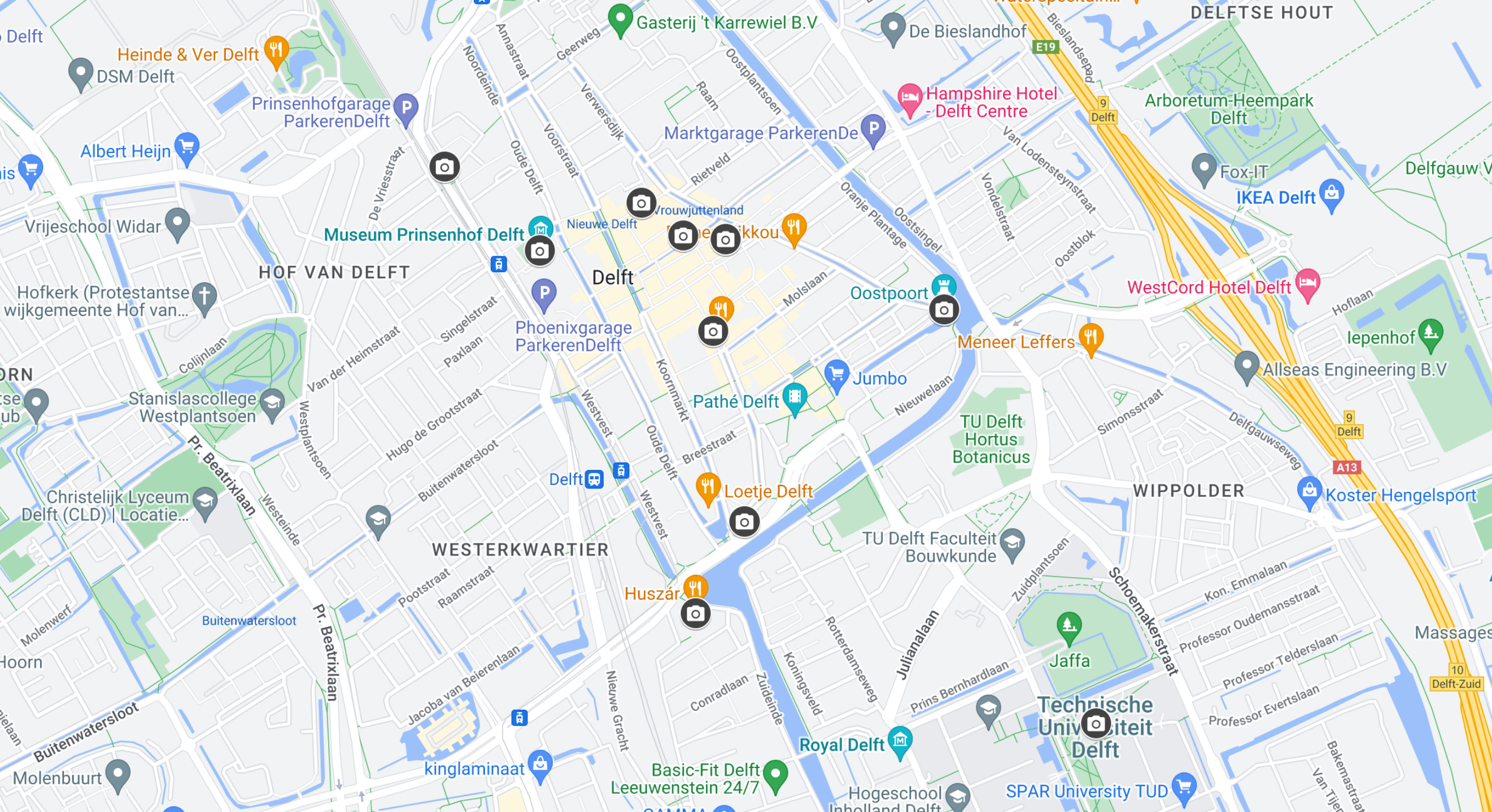 Google Maps Delft Netherlands