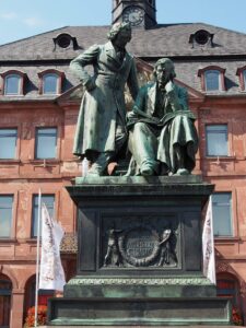 Brüder Grimm Denkmal​ Hanau Germany