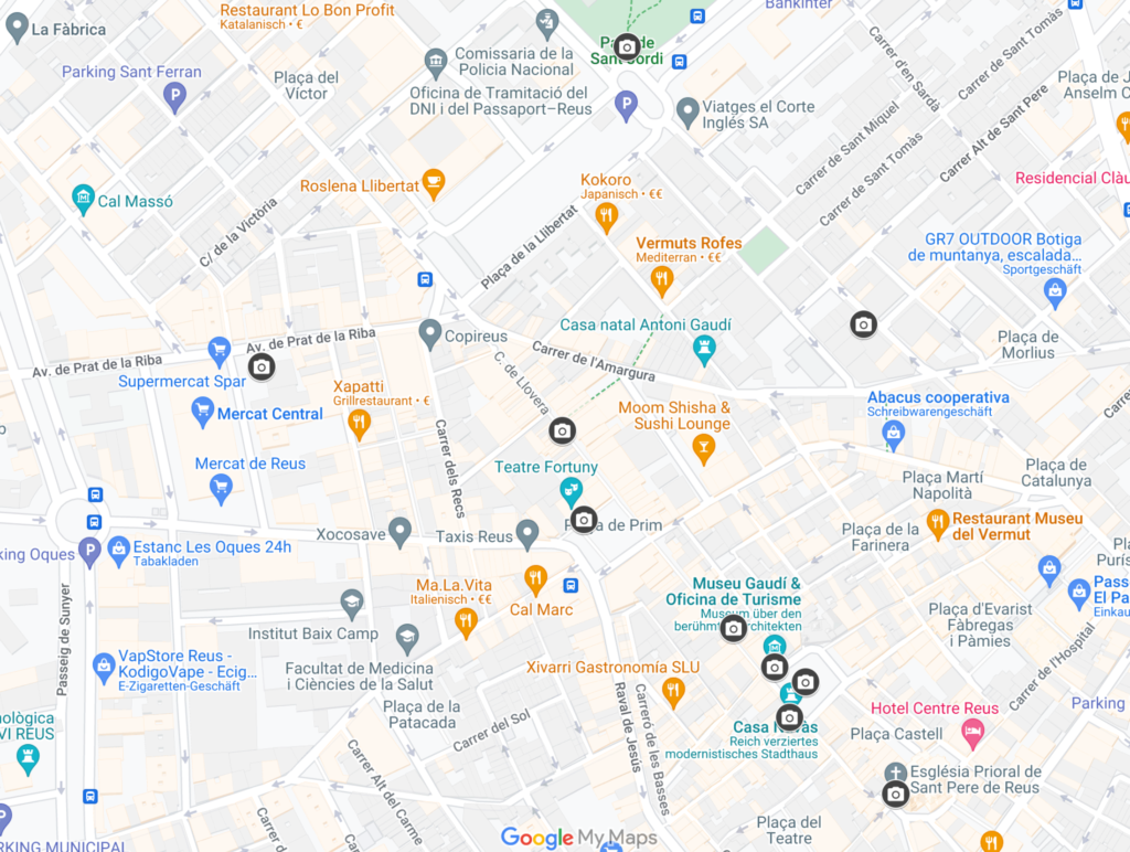 Google Maps Reus Spain