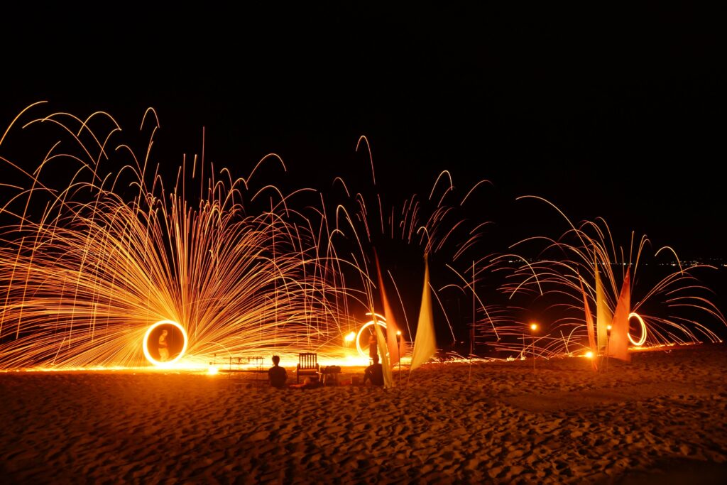 Fire Show​ Koh Phi Phi Thailand