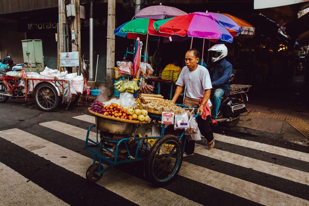 Tonsai Village Market​ Koh Phi Phi Thailand