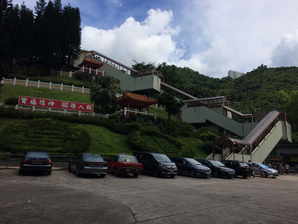 Staircase Downward​ 10000 Buddhas Monastery Hong Kong