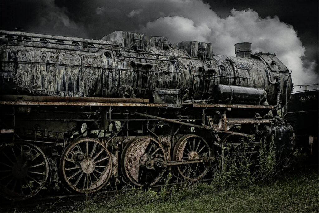 Steam Locomotive at Don Khon 4000 Islands Si Phan Don Laos