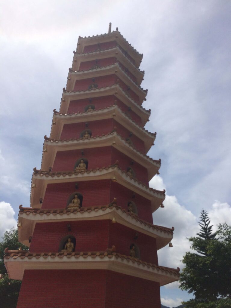 The Nine Storey Pagoda​ 10000 Buddhas Monastery Hong Kong