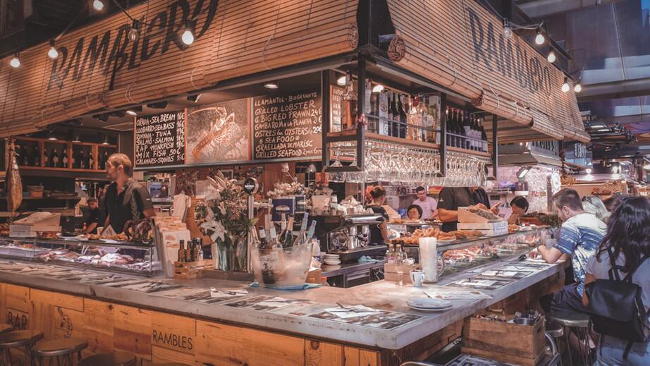 Mercat De La Boqueria​ Barcelona Spain