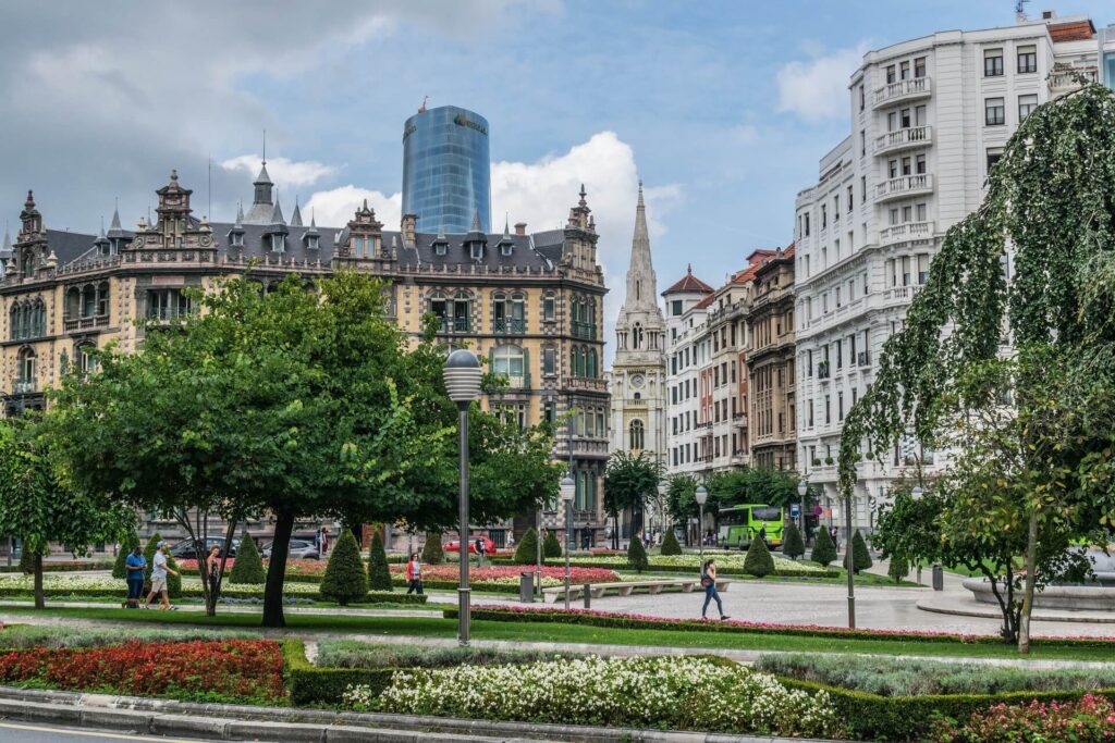 Take a stroll in the old town​ Bilbao Spain