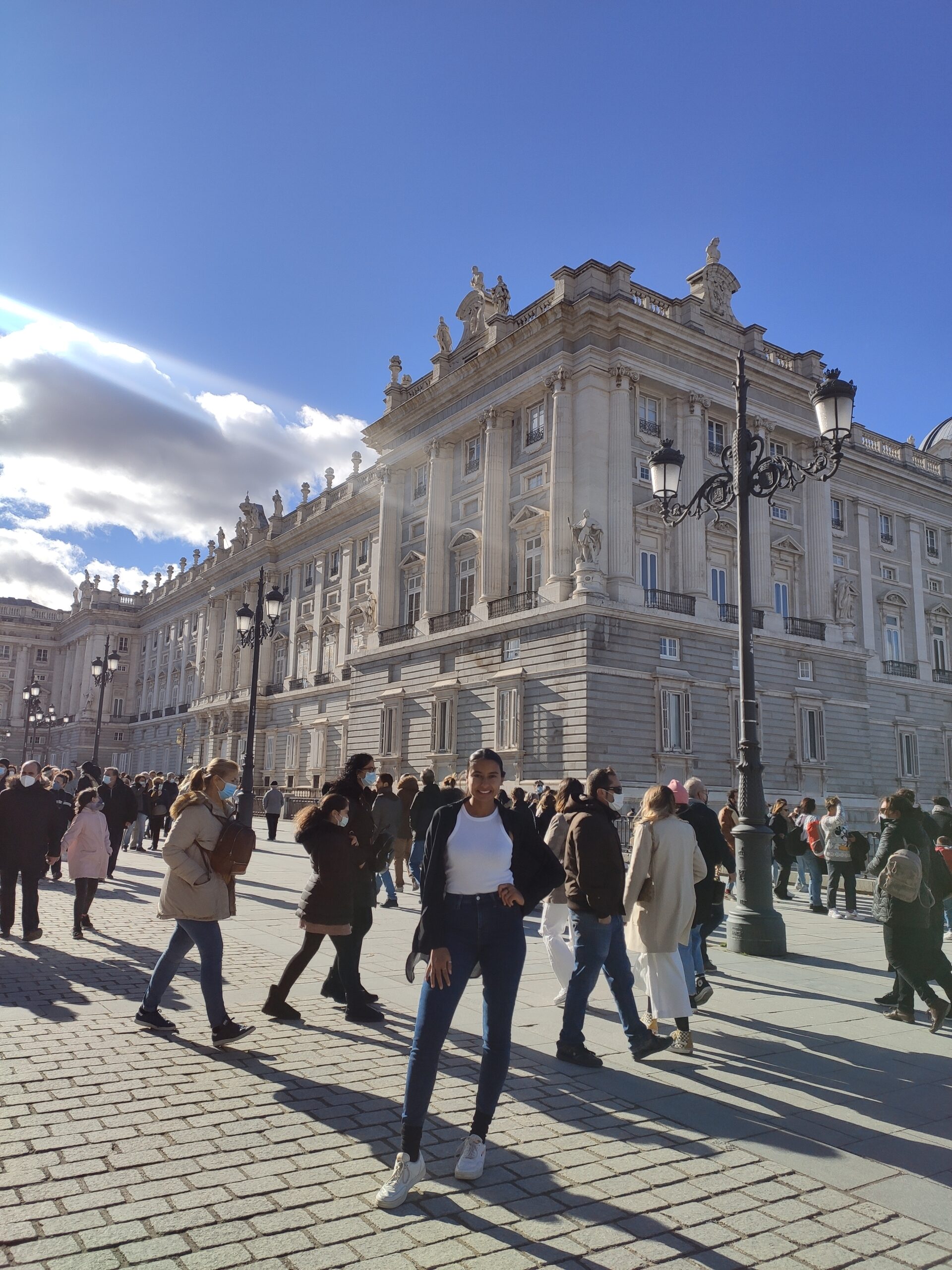 Person Palacio Real​ Madrid Spain
